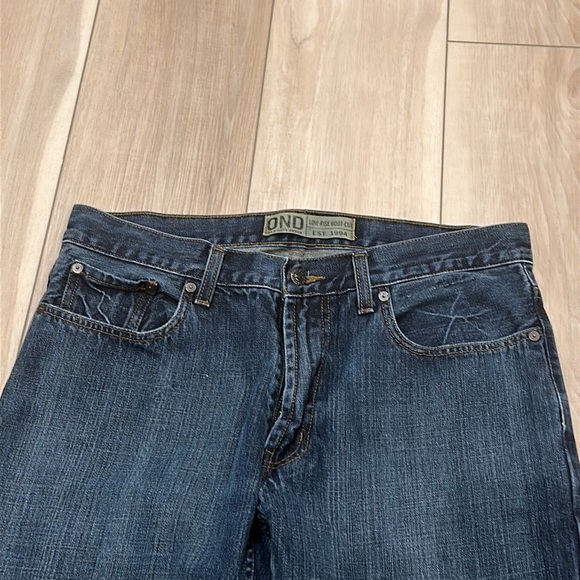 GUC Men’s Old Navy Brand Low Rise Bootcut Style Jeans Denim Size 32x32 - Picture 5 of 10